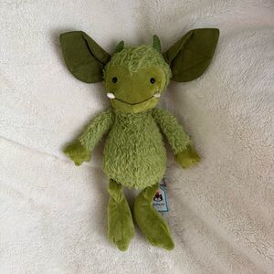 Jellycat Grizzo Gremlin Retired Authentic Rare Plush